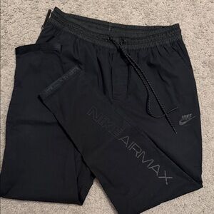 Nike Sportswear Tech Air Max Joggers - Men’s Size M Black - Excellent Condition